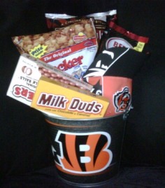 The Cincinnati Bengals or Reds Fan Basket The Cincinnati Bengals or Reds Fan Basket